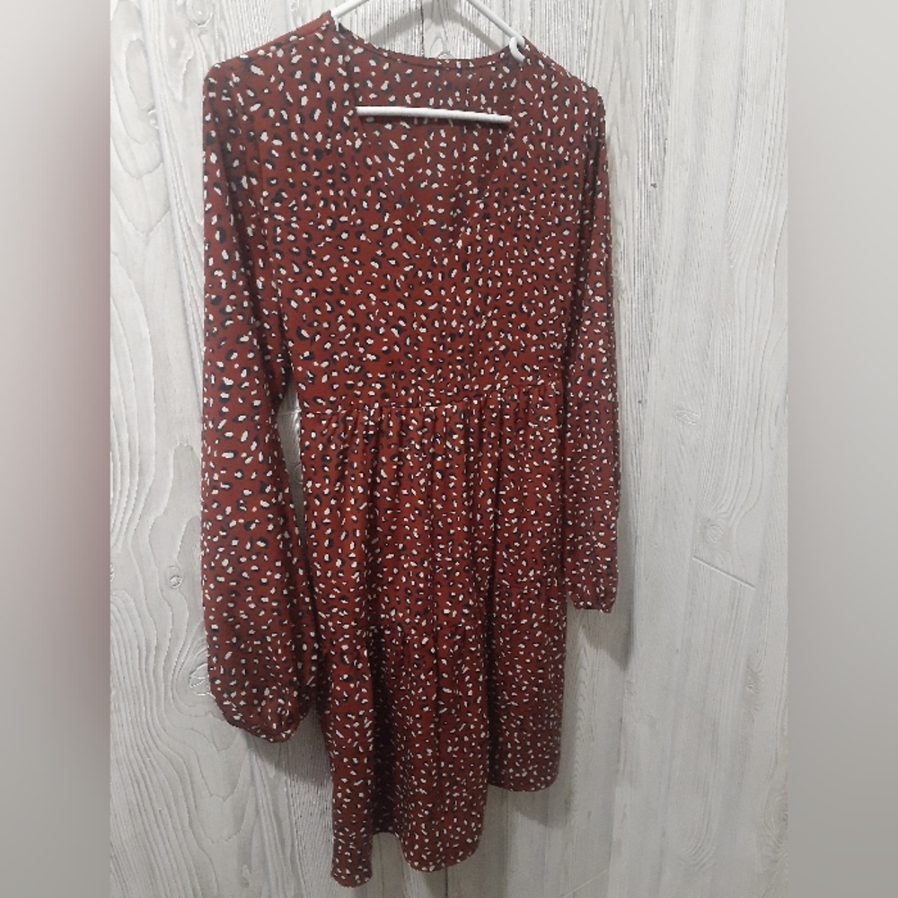 Lepard print dress